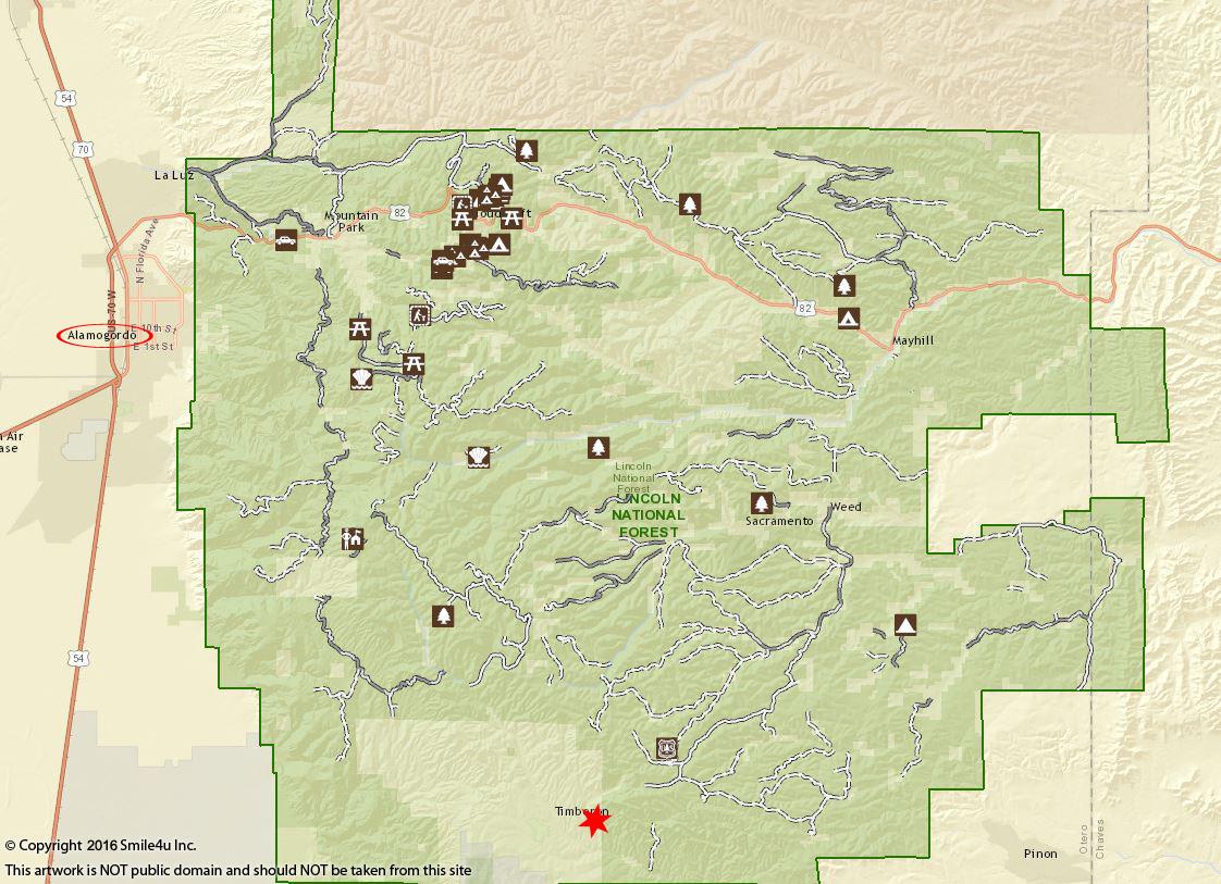 0.5 acres cheap land in Timberon NM